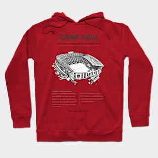 Camp Nou Stadium Hoodie